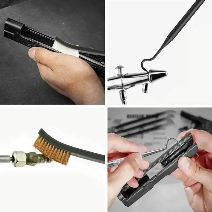 Tactique offre spéciale 9 pièces/ensemble kit de nettoyage d'armes pistolet universel Kit