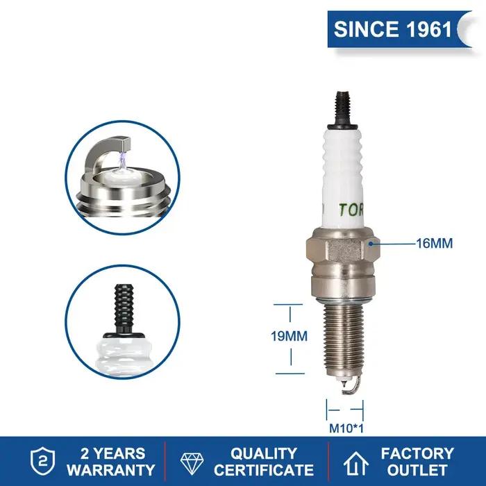 2-8 pièces Bougies d'Etincelles Iridium TORCH B8RTI Remplace pour 96067/CPR8EAIX-9 4465/CPR8EAGP-9 9
