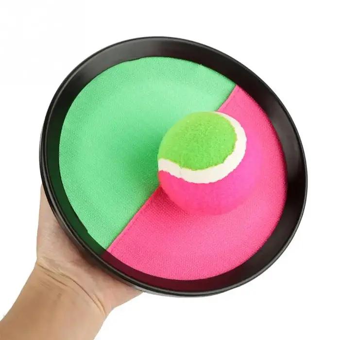 Ensemble de balles cibles adhésives pour lancer et attraper jouet de plage et jardin familial pour adultes et adolescents jeux de plein air compétitifs
