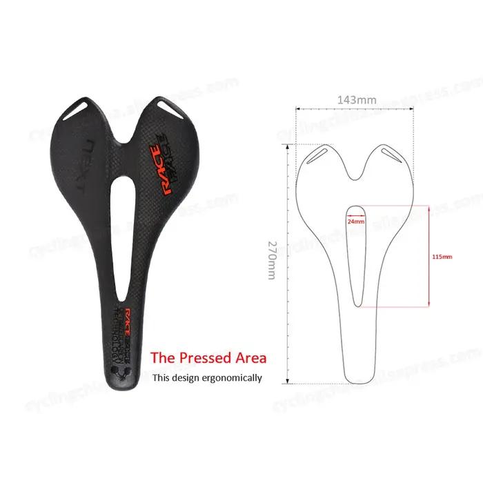 Race Face-Selle légère de la série Next, tissage 3K, coussin de siège entièrement en carbone, siège