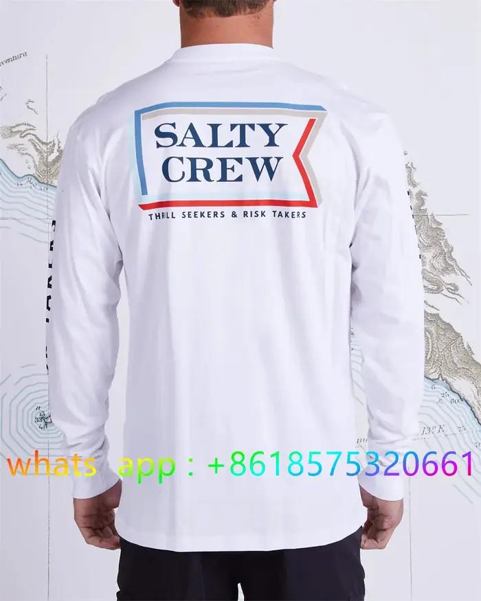 T-shirt de pêche à manches longues pour hommes