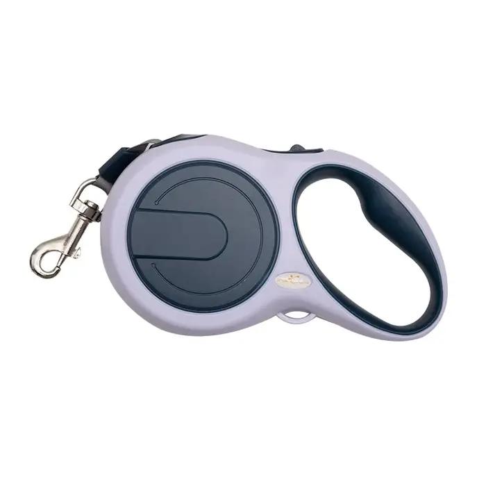 Laisse Rétractable pour Chien 5m Roulette Collier Durable Réglable Accessoires pour Animaux de Compagnie pour Chiens de Petite et Moyenne Taille Promenade Randonnée Entraînement