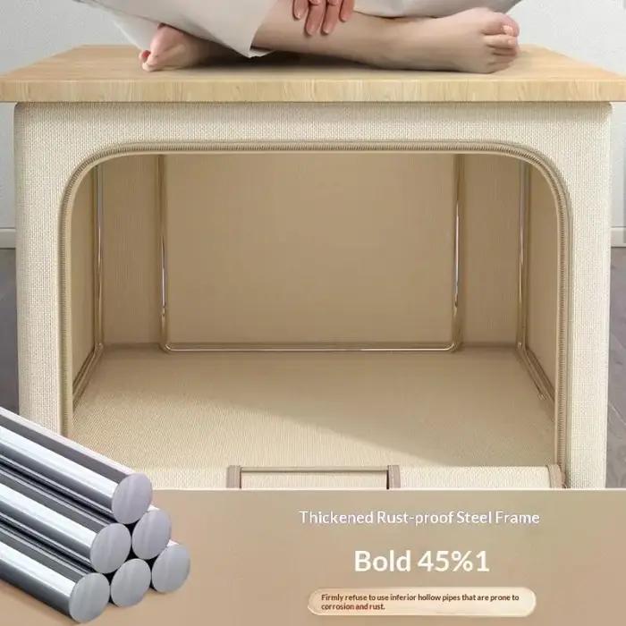 Boîte de rangement pliable grande capacité pour vêtements