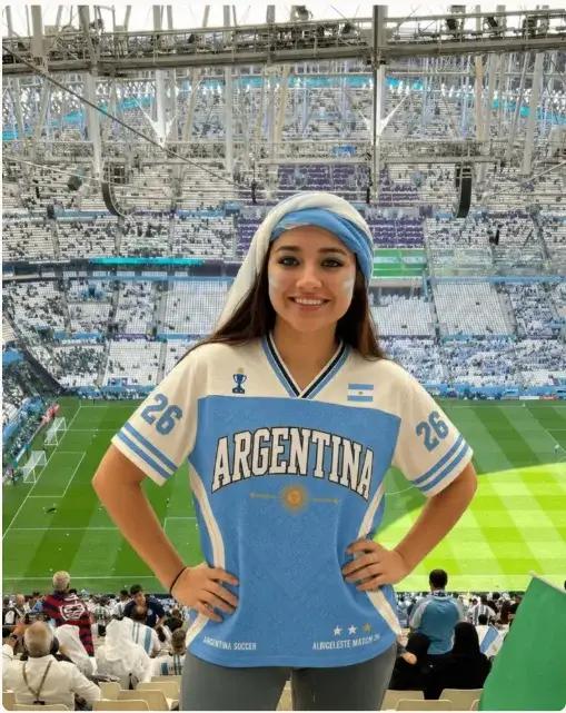T-shirt de supporteur de l'équipe nationale d'Argentine