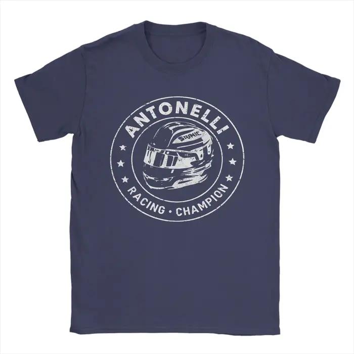 Andrea Kimi Antonelli T-shirts pour hommes, t-shirt drôle à manches courtes, col rond, 100% coton, vêtements grande taille