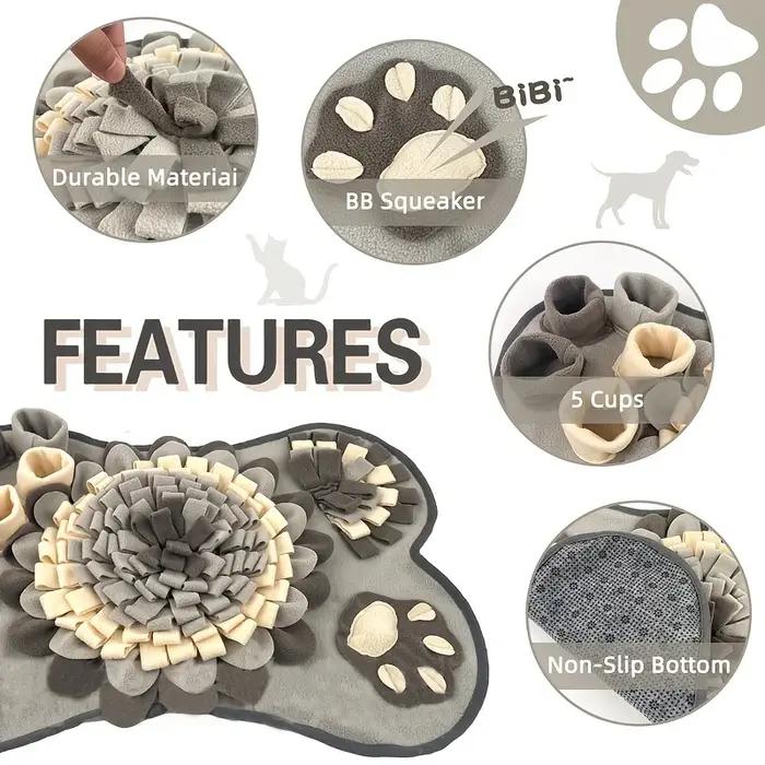 Tapis de reniflage pour animaux de compagnie pour chiens
