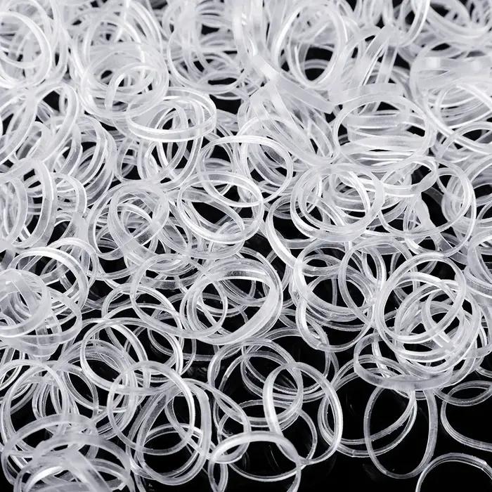 Cordes transparentes pour queue de cheval, support élastique pour femmes et filles, accessoires pour