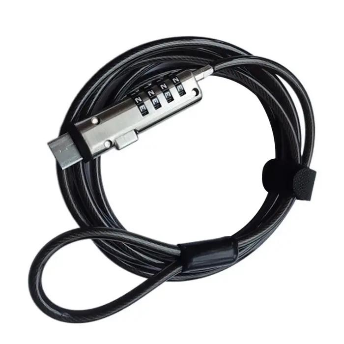 Serrure antivol à mot de passe USB de sécurité TTKK, utilisée pour la fonction antivol sur ordinateur portable, tablette, budgétaire, TV, chaud