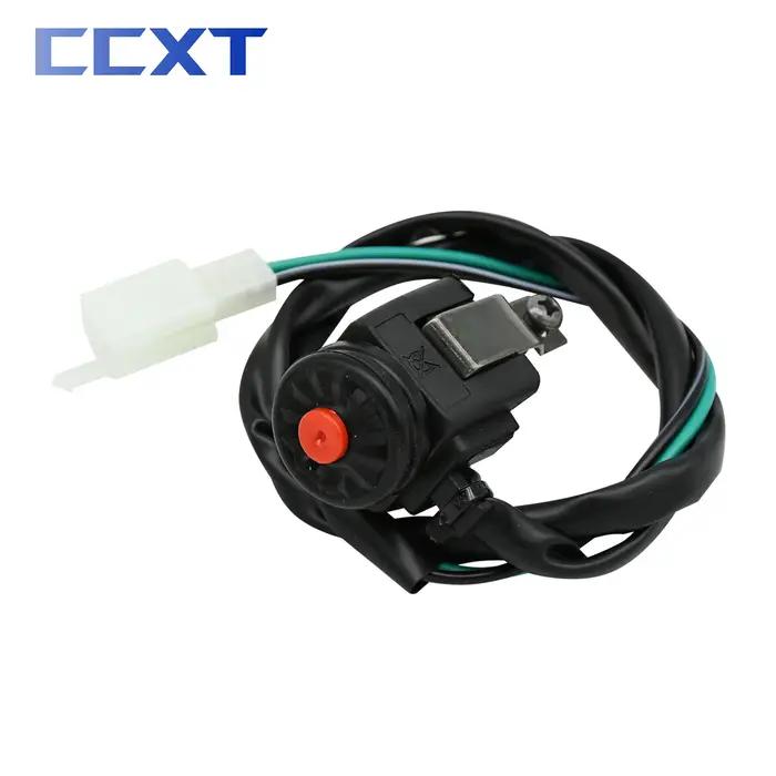 Bouton de klaxon de Motocross, interrupteur de démarrage du moteur, convertisseur électrique couramm