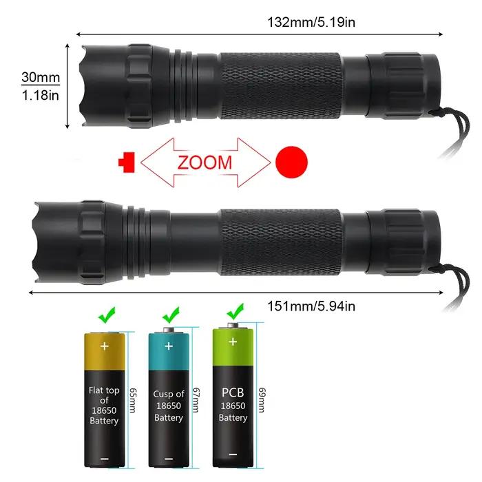 Lampe de poche de chasse infrarouge LED, mini IR, vision nocturne, n'aime, déterminer, étanche, exté