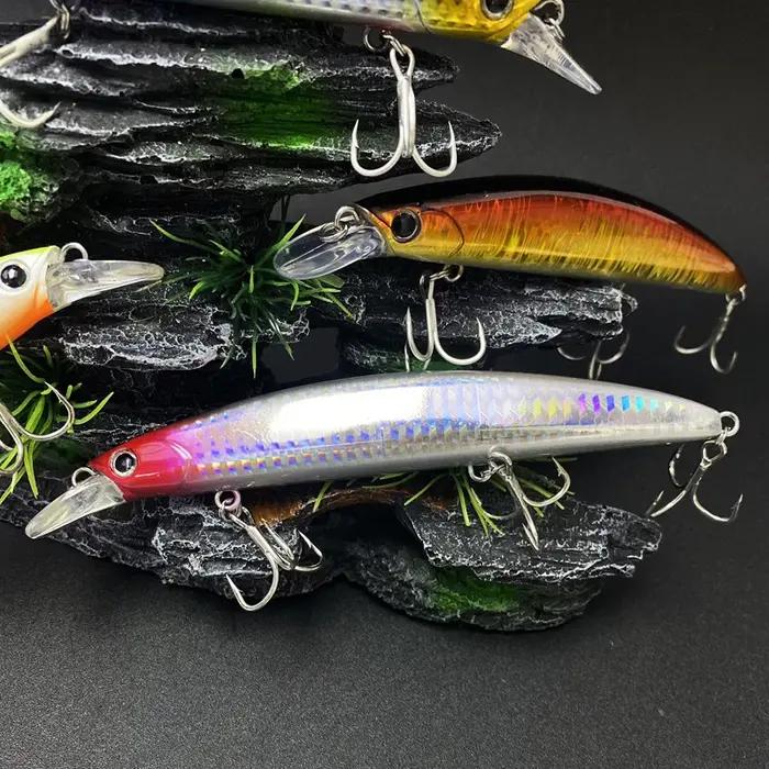 26g 130mm flottant méné leurres de pêche longue fonte Wobblers appâts durs artificiels à la traîne bar d'eau salée