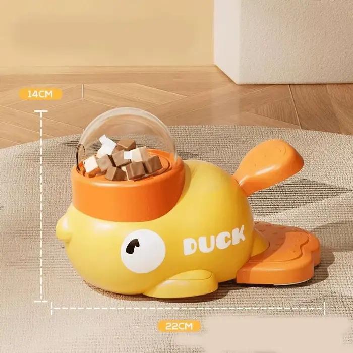 Distributeur Interactif de Friandises Petit Canard Jaune Jouet Anti-Fuite pour Chat et Chien Occasion Spéciale Apprendre à Manger Lentement