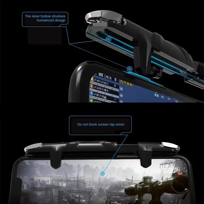 Contrôleurs de jeu G5 pour manette de jeu PUBG, déclencheurs de prise de vue, engrenages de Joystick, bouton extensible intégré, accessoires de jeu