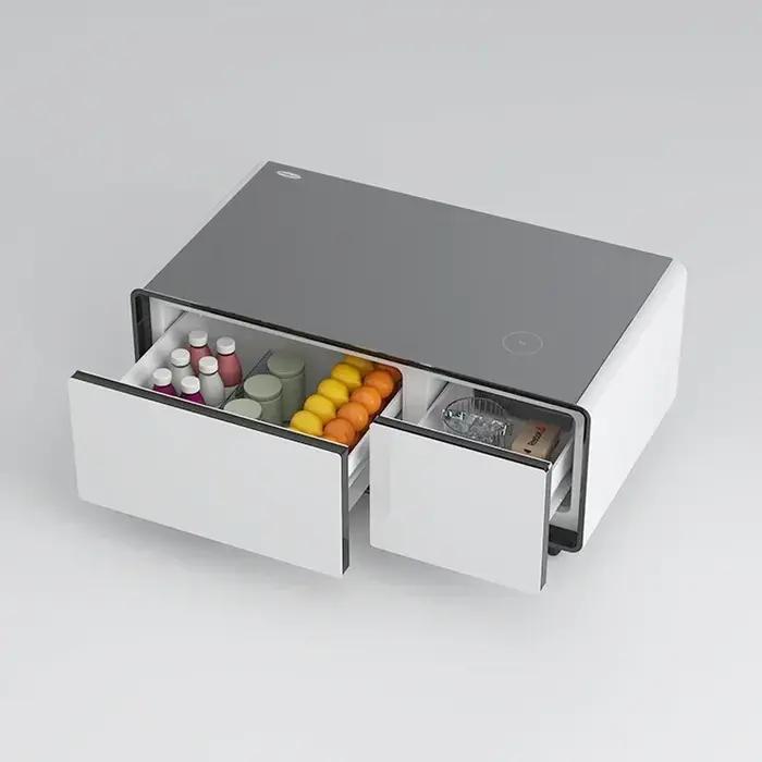 Table basse Table basse intelligente multifonctionnelle pour l'été, petit réfrigérateur congelé, Tab