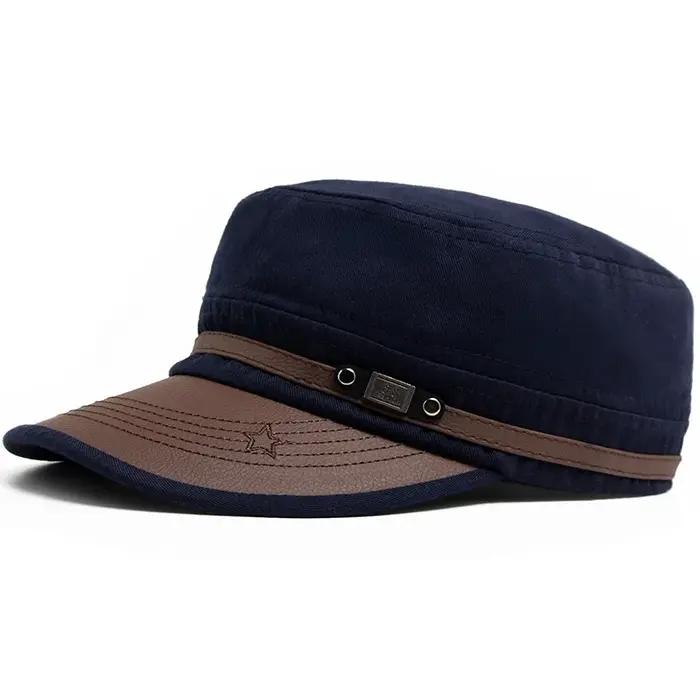 Chapeau de cadet décontracté unisexe polyester réglable pour hommes et femmes pour toutes les saisons et occasions extérieures