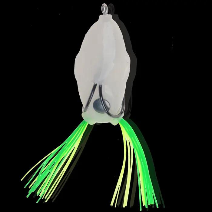 Veilleuse tube souple appât japon plastique leurres de pêche grenouille leurre triple crochets Topwa