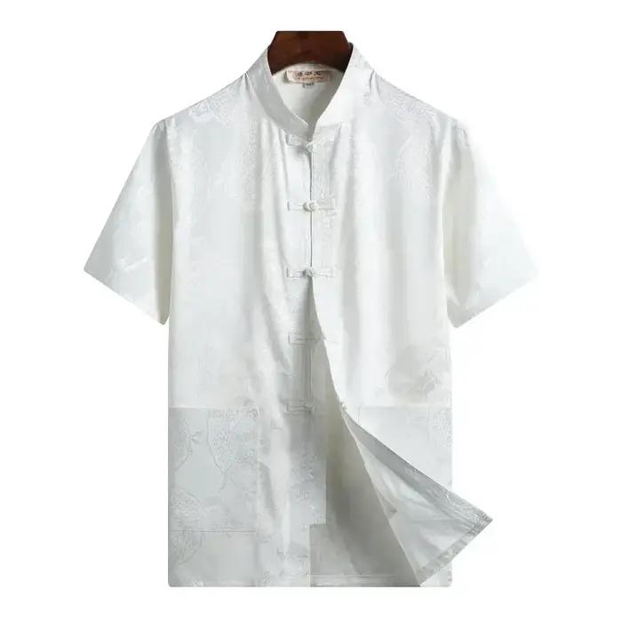 Hauts traditionnels chinois en polyester brodés pour homme, vêtements vintage Hanfu pour occasions spéciales et festivals culturels