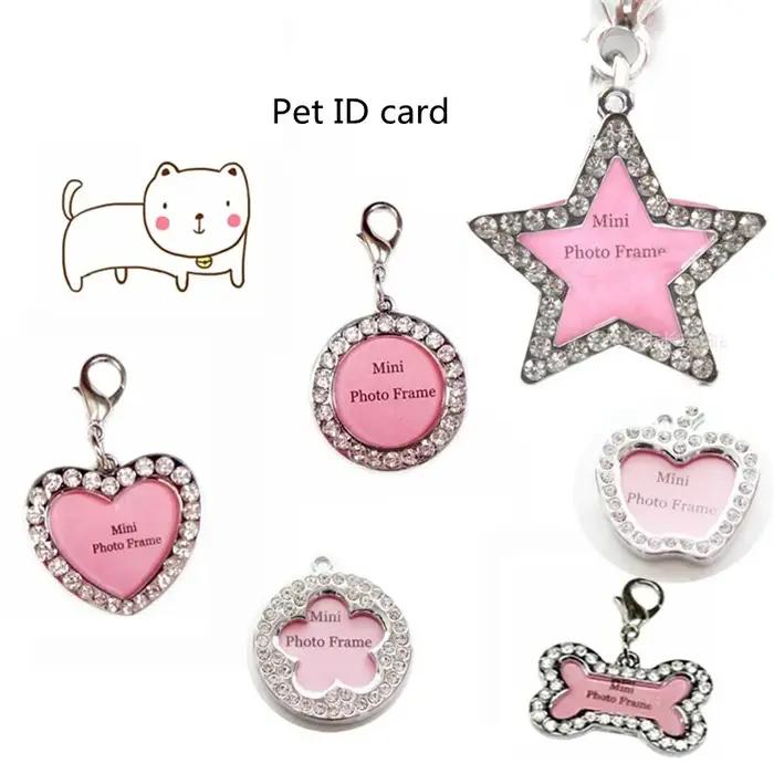 Collier pendentif en os argenté pour chien