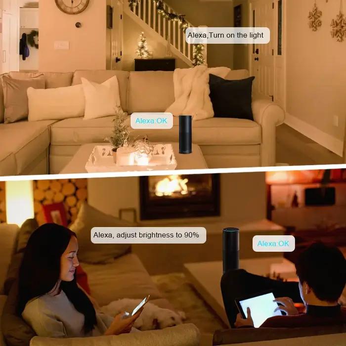 Tuya WiFi LED de contrôle Alexa Google Home commande vocale RGB RGBW CCT LED bande contrôleur intell