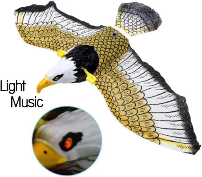 Répulsif Suspendu Aigle Faucon Anti-Oiseaux, Dissuasif, Décoy de Chasse, Protection Contre les Nuisibles, Décoration de Jardin