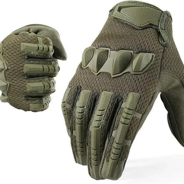 Gants tactiques Outdoor Full Finger - Chasse, équitation, anti-dérapant, résistant, protection optimale