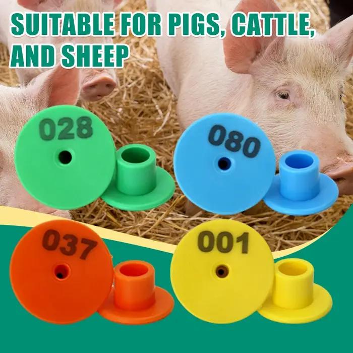 Étiquette d'oreille de cochon de défense