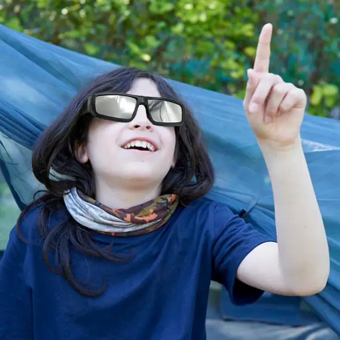Lunettes d'observation éclipse solaire Safe Solar - Protection professionnelle pour observation directe du soleil