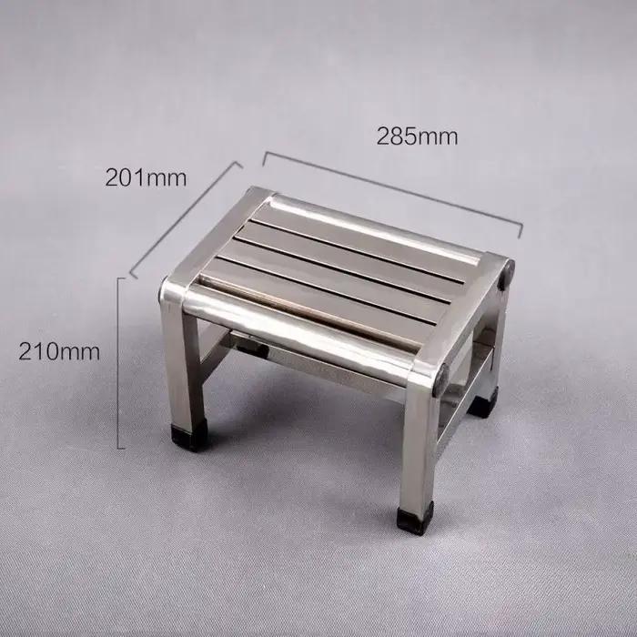 Tabouret épais en acier inoxydable, Tabouret de cueillette de légumes, tabourets bas imperméables en