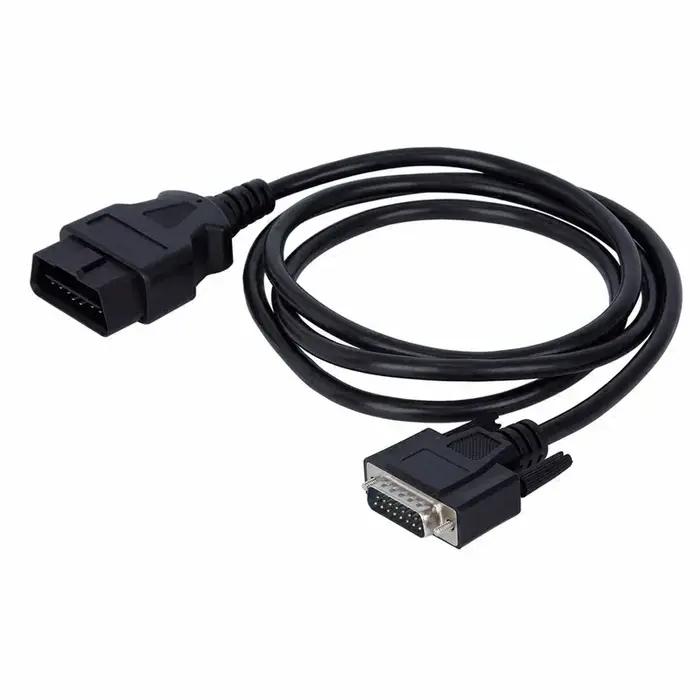 Adaptateur OBD2 16 broches vers DB15 broches, câble d'extension de voiture mâle DP 15 broches, Inter