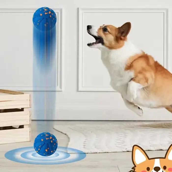 Balle interactive intelligente pour chiens balle en mousse ABS vibrante sautant rebondissante jouet pour chiens occasions spéciales jeux pour chiens