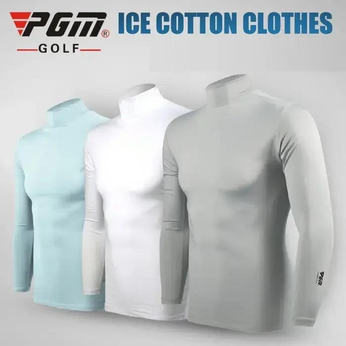 PGM – chemise de Golf pour hommes, sous-vêtements à manches longues, T-shirts en soie glacée rafraîc