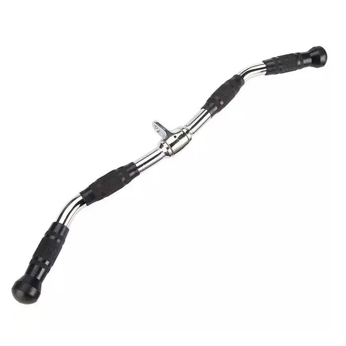 Barre de traction avec poignée antidérapante, barre droite rotative pour salle de sport, barre en T