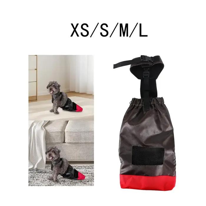 Sac de traînée pour chien, aide réglable pour chien et chat handicapé, respirant, protège la poitrine et les membres des animaux de compagnie, sac de traînée de marche résistant à l'usure