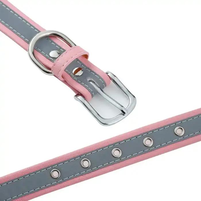 Collier personnalisé en cuir PU gravé pour chiens, ajustable, avec nom et numéro de téléphone, cadeau unique pour les amoureux des animaux, adapté pour petits, moyens et grands chiens