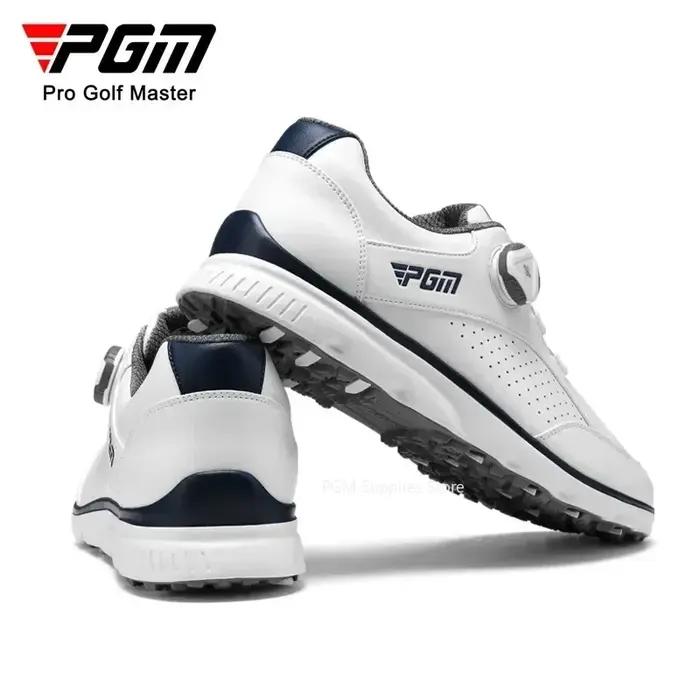 PGM hommes chaussures de Golf bouton lacets anti-dérapant latéral imperméable hommes chaussures de s