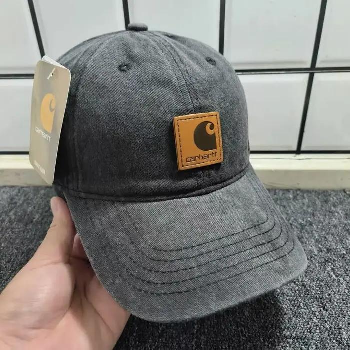 Casquette Carhartt Odessa Main Line en coton délavé, style workwear, à visière courbée, avec sangle réglable, unisexe, streetwear