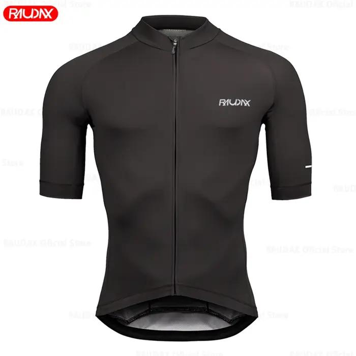 Nouveau maillot de cyclisme Raudax 2026, 11 couleurs, hauts de course cycliste, manches courtes, vêt