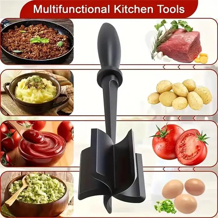 Hachoir à viande robuste pour préparation de viande de hamburger et broyage de bœuf moulu occasions familiales et spéciales