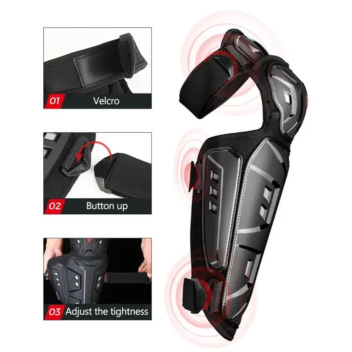 Coussinets de protection du genou et du coude en PE résistant pour motocross, équitation, ski et patinage occasions spéciales