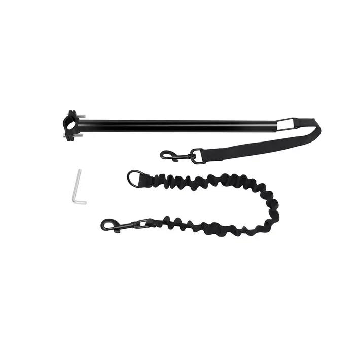 Laisse pour chien de marche de vélo, laisse pour chien, laisse de vélo élastique amovible pour chien, laisse en métal, Liugo de cyclisme