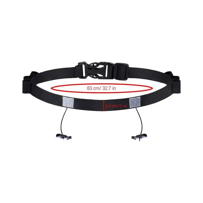 Porte-bavoir de course, ceinture de course, sangle de bavoir pour Triathlon, Marathon, course à pied
