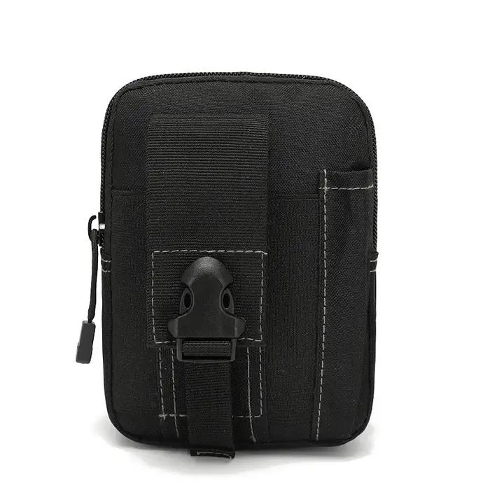 Pochette Molle multifonctionnelle, sac banane tactique, étui de ceinture, pochette portefeuille, étu