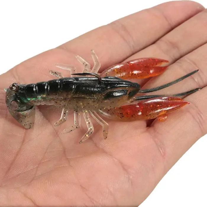 1cs 7cm/12g Attrapez plus de poissons avec les leurres de pêche aux écrevisses - Appâts souples pour homard