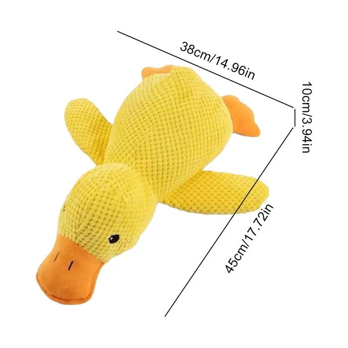 Jouet de canard apaisant pour chiens