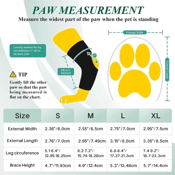 Chaussures pour animaux de compagnie, Anti-saleté, Anti-chute, semelle rigide résistante à l'usure, attelle de pied pour chien, Protection des pattes de chien pour les aventures en plein air