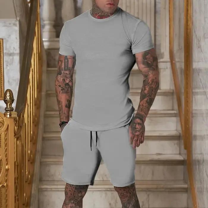 Nouvel ensemble de survêtement d'été 2026 pour homme – Tenue de sport décontractée style streetwear européen et