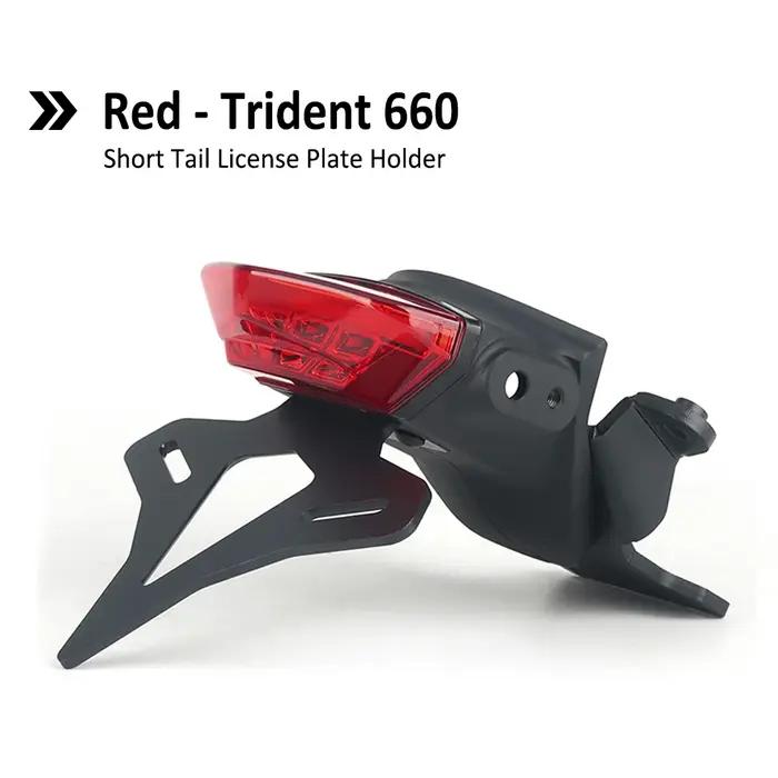 Support de plaque d'immatriculation de moto pour Trident 660 Trident660 2021-UP