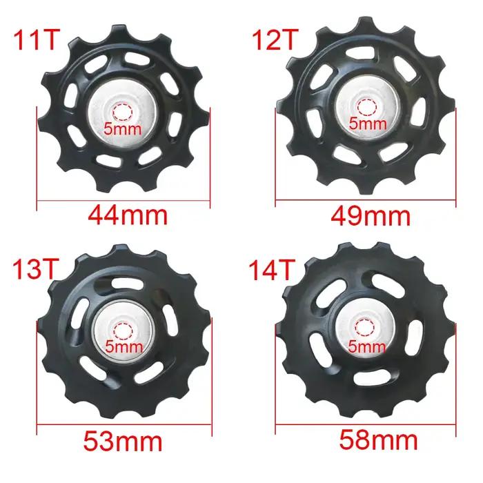 11T 12T 13T 14T roulement vtt vélo roue de guidage arrière vélo de route Jockey dérailleur arrière p