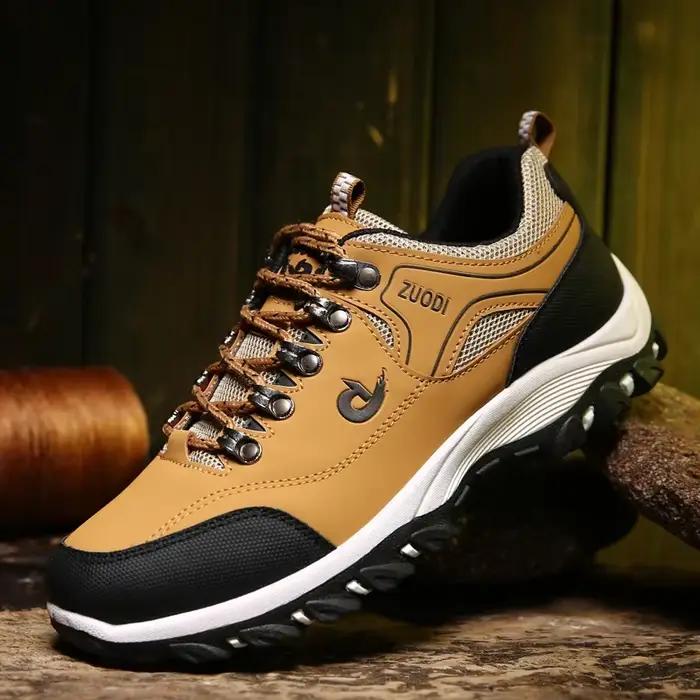 Chaussures de randonnée imperméables en synthétique pour hommes, baskets tactiques résistantes à l'usure pour trekking, marche et chasse occasions spéciales
