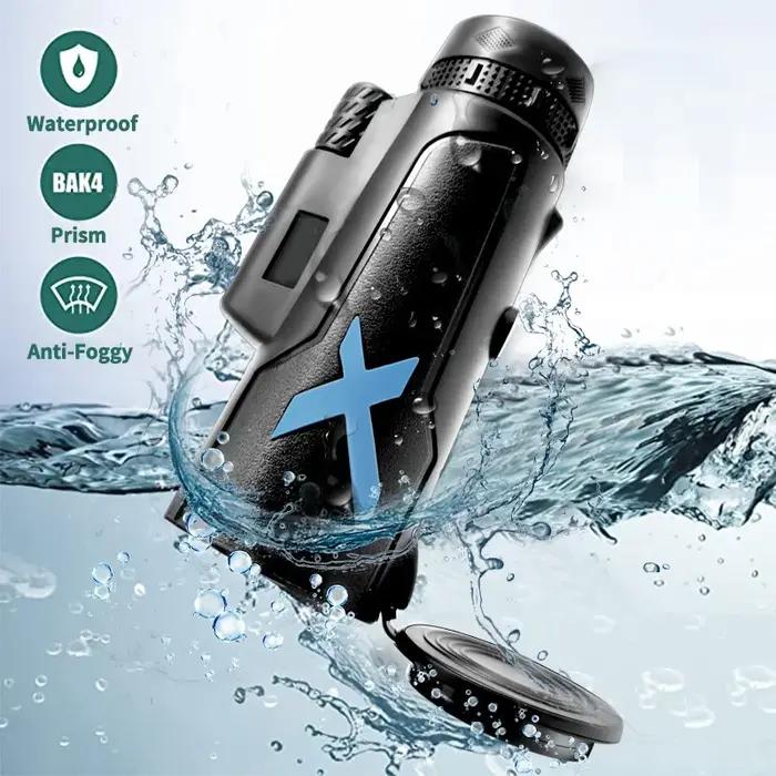 Télescope monoculaire 12x50 HD zoom puissant portable jumelles longue portée chasse camping trépied